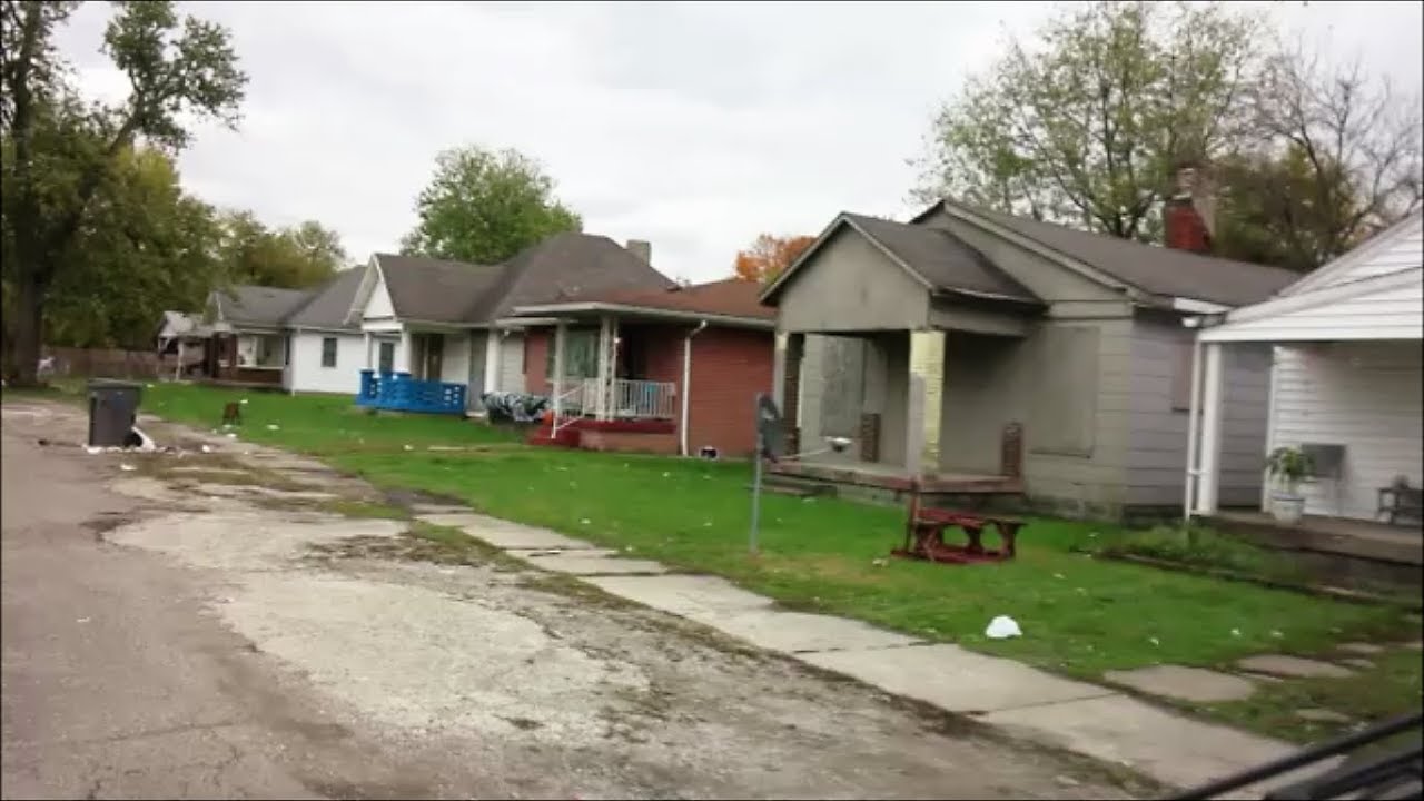 poor neighborhood Indy